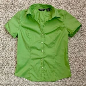 Eddie Bauer Casual Button Down Button Short Sleeve Shirt